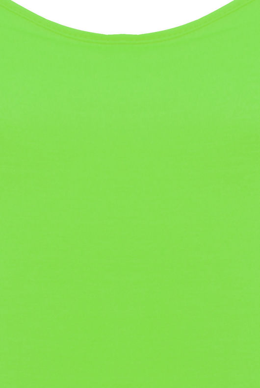 Dark Green Block Neon Colour Sleeveless Summer Dress