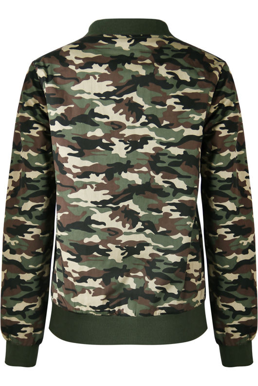 Camouflage Bomber Jacket