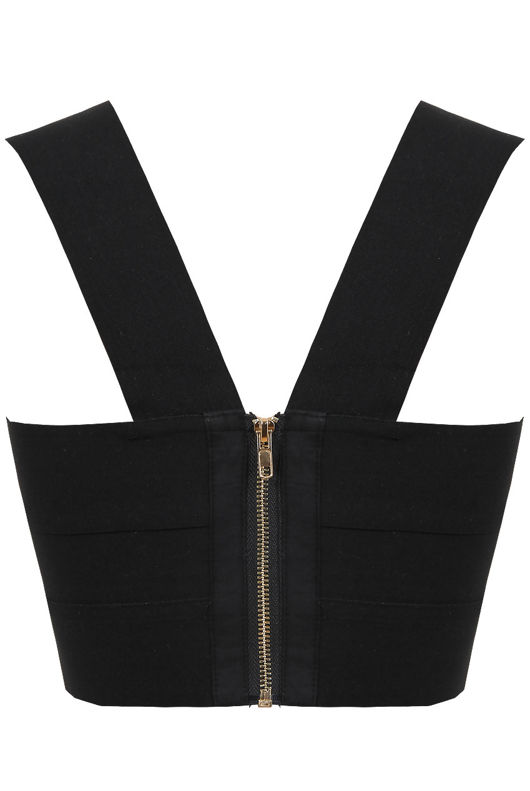 White Bandage Crop Top