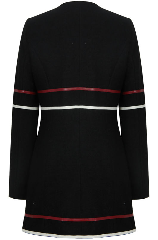 Black Double Lined Long Coat