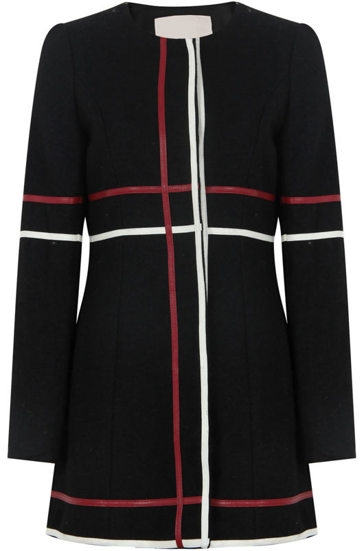 Black Double Lined Long Coat