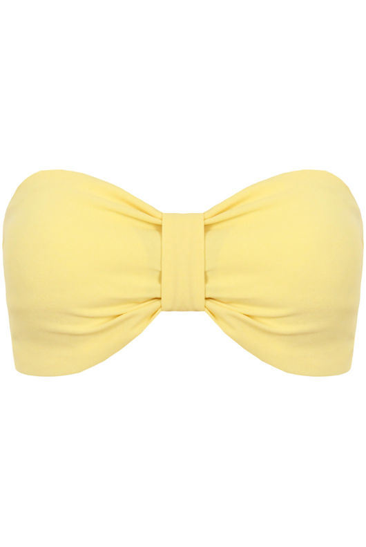 Yellow Front Bow Trimming Bralet