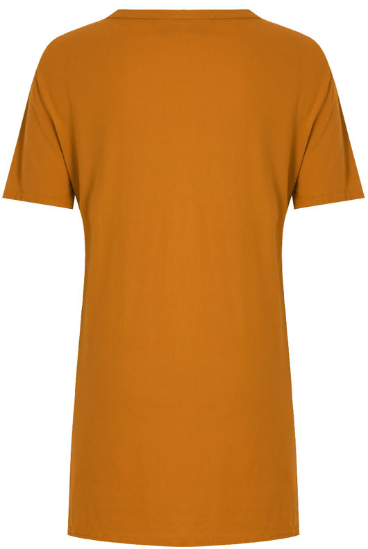 Mustard NYC Embossed T-Shirt Dress