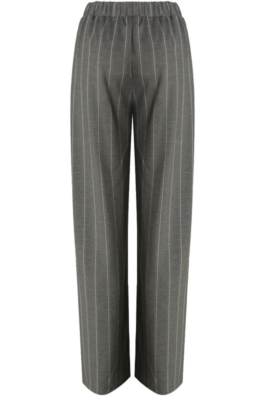 Grey Pinstripe Trousers