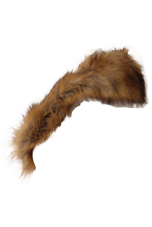 Beige Hook Up Faux Fur Stole