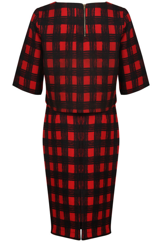 Tartan Print Crop Top & Skirt Set