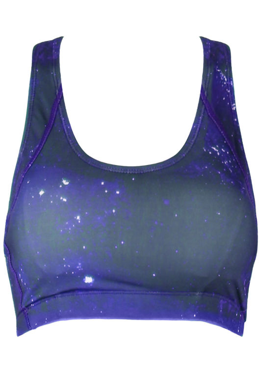 Galaxy Printed Crop Top