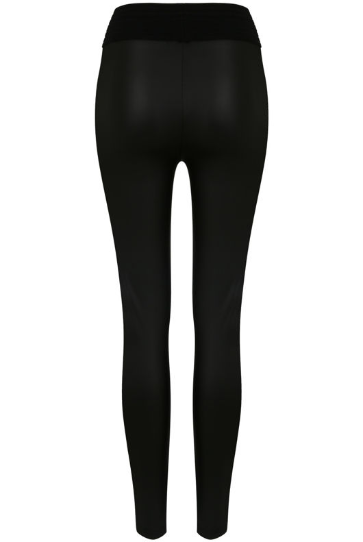 Black PVC Leggings