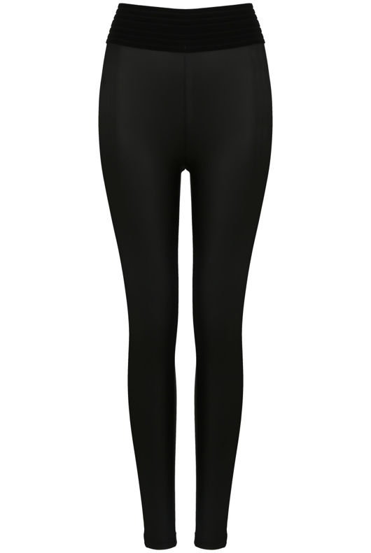 Black PVC Leggings