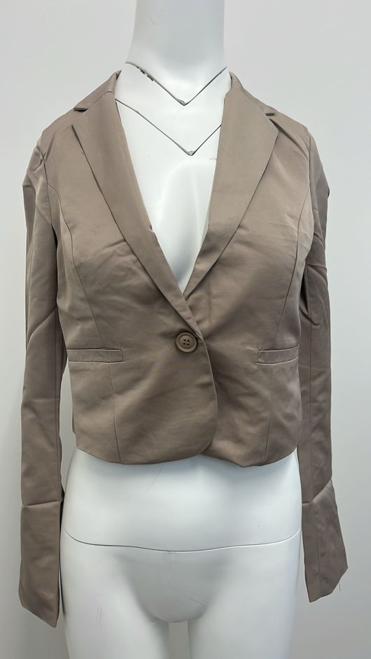 Beige Tailored Blazer 