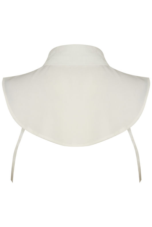 Cream Multicolour Stone Detail Bib Collar