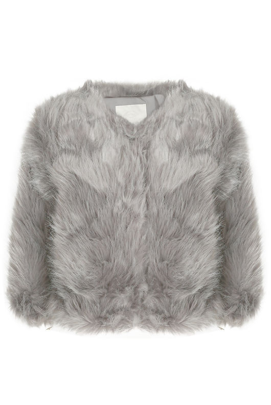 Shaggy Fur Cropped Jacket