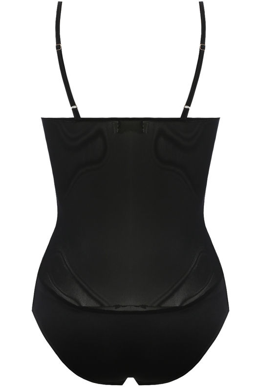 Black Lace Intricate Cami Bodysuit