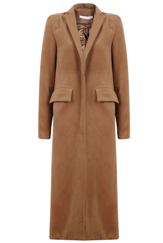 Camel Tailored Warm Overcoat
