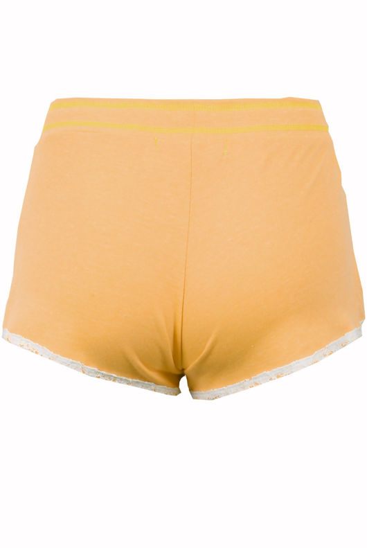 Yellow Lace Hot Pants
