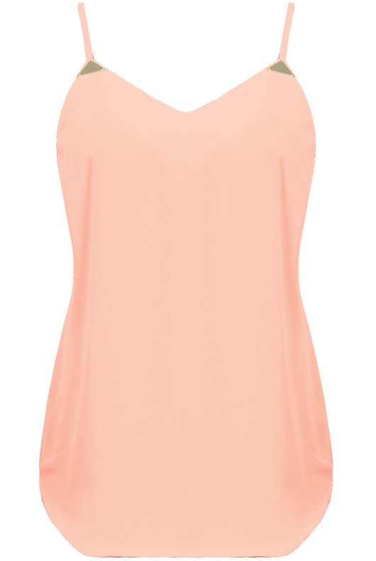 Pink Chiffon Cami Gold Plated Dress