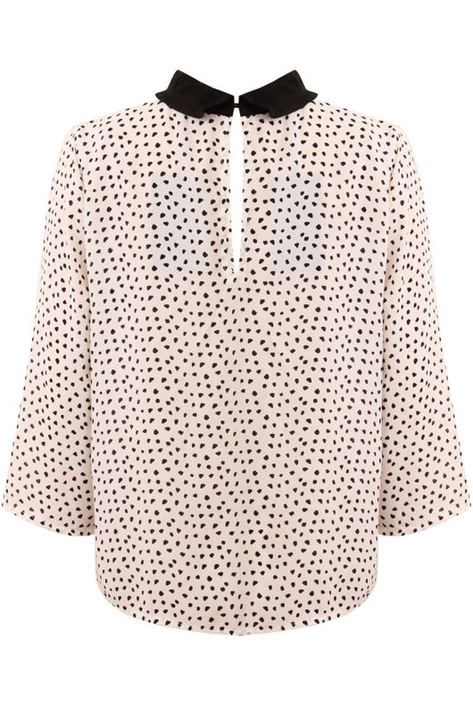 White Hearts Printed Top 