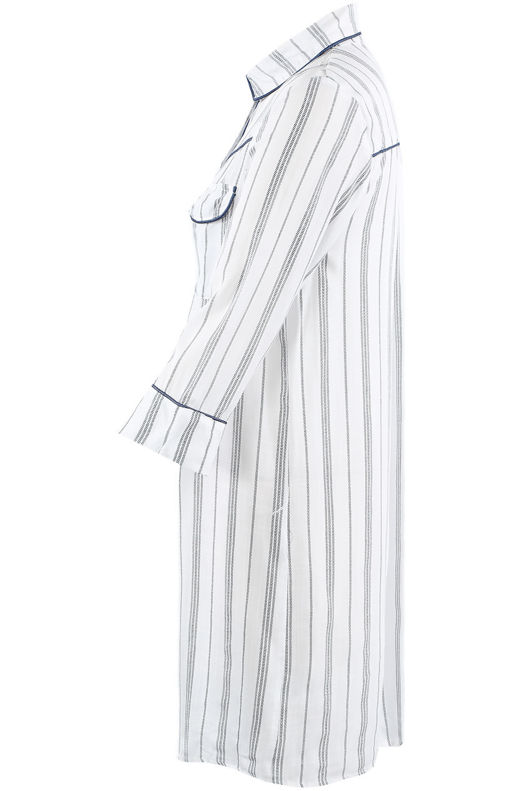 Stripes Button Up Shirt Dress