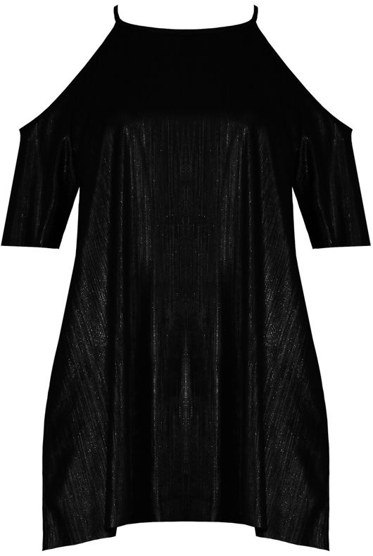 Cold Shoulder Foiled Crop Tops - Mix Colours Pack
