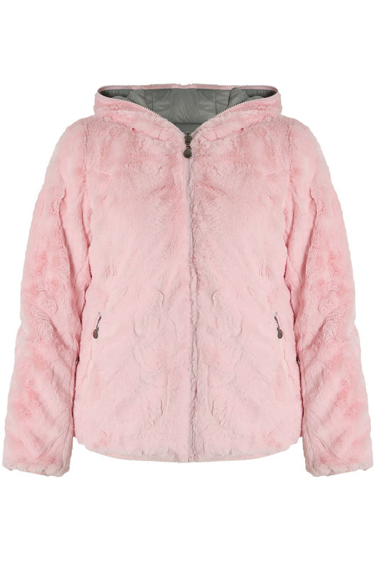 Reversible Puffer Fur Jacket
