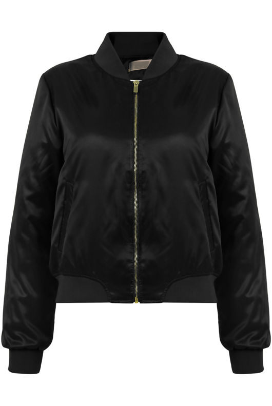 Gem Embellished Bomber Jacket