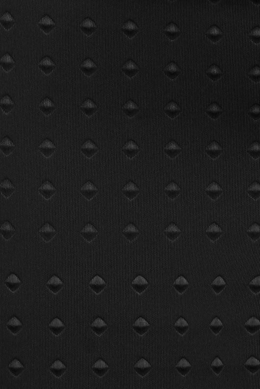 Black Diamond Textured Zip Up Mini Skirt 