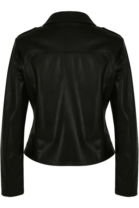 Black Tigers Badge PU Jacket