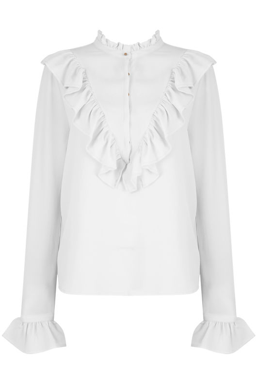 Frilled Button Up Blouse - Mix Colours Pack