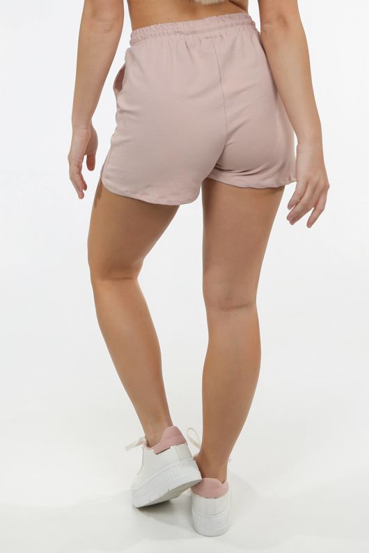 Dusky Pink Cami Short And Hoodie Set