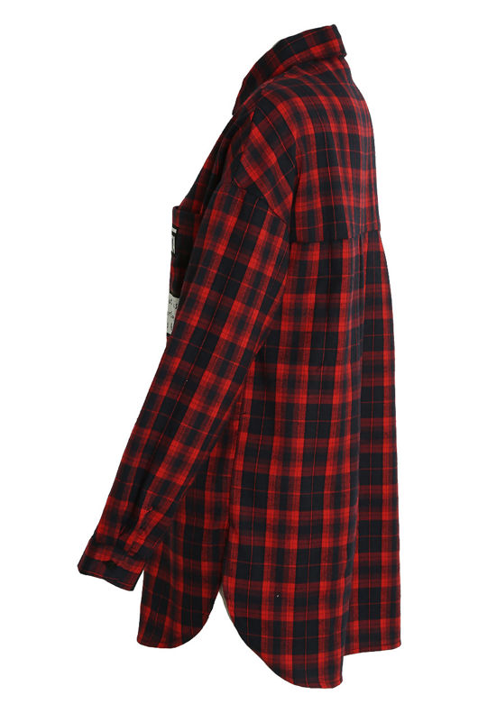 Plaid Flannel Check Print Shirts