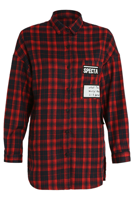 Plaid Flannel Check Print Shirts
