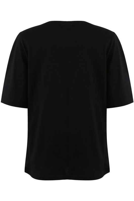 Black FEMININ Slogan Tee