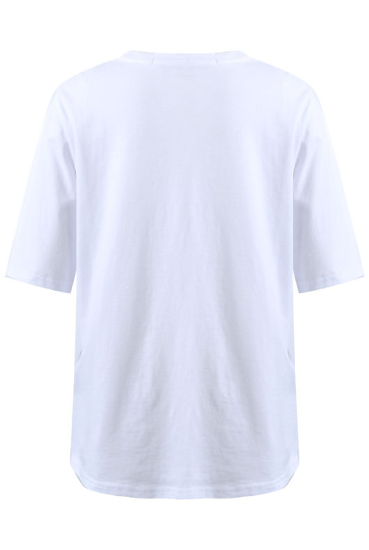 White FEMININ Slogan Tee