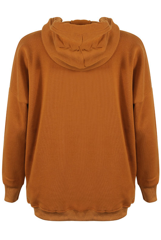 Camel Rock & Roll Foil Print Hoodie