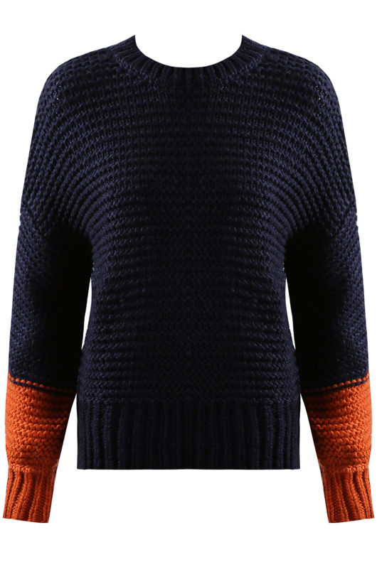 Navy Cable Knit Jumpers 
