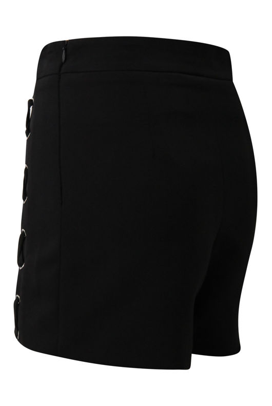 Black Lace Lock Shorts