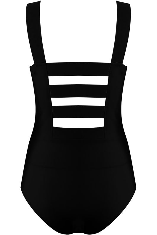 Black Cut Out Bodysuit