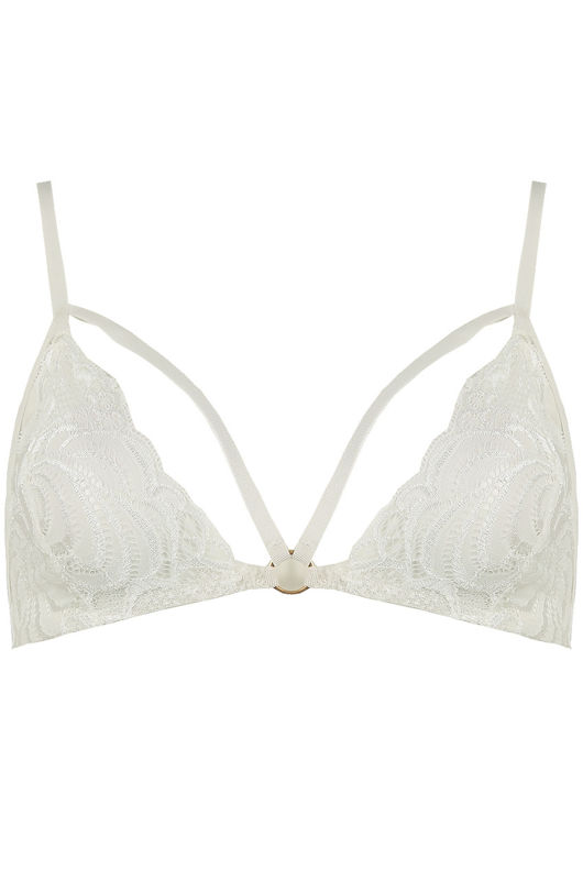 White Crochet Lace Bralet
