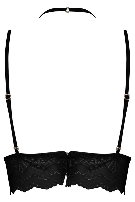 Crochet Lace Choker Neck Bralet