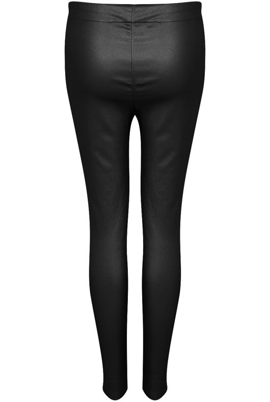 Black Wax Leggings