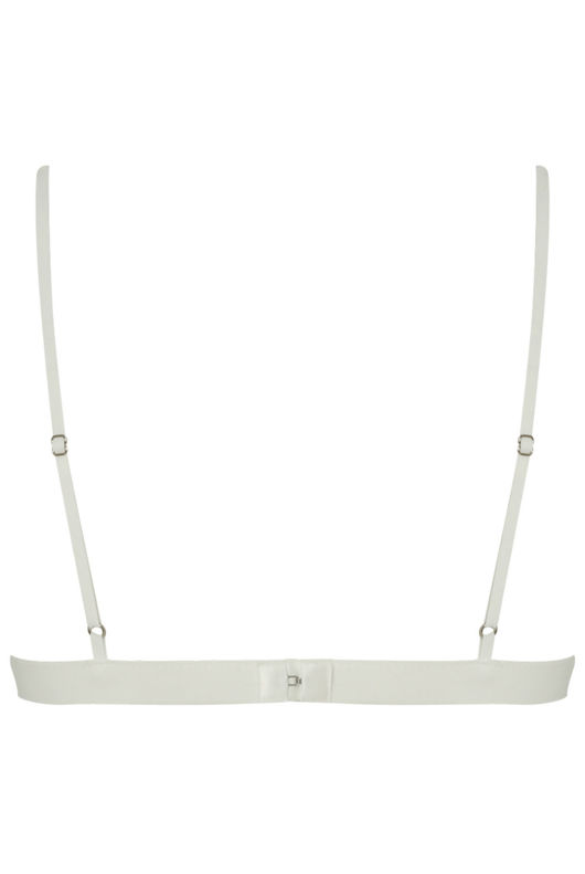 White Crochet Lace Trim Bralet