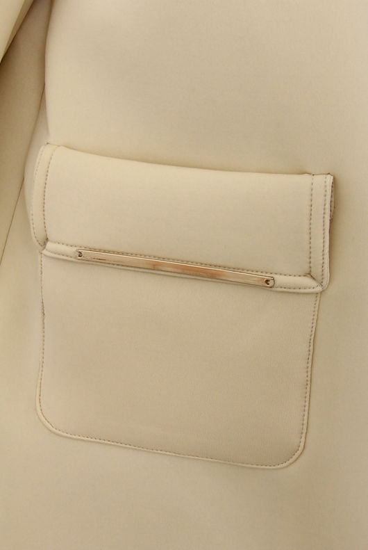 Embellished Pocket Overcoat 
