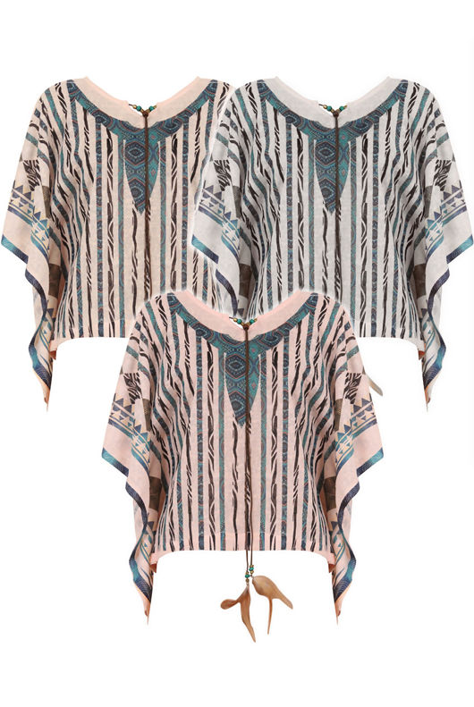 Layered Printed Pull over Top - 3 colours pack