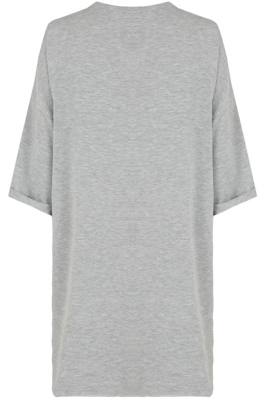 Grey Safety Pin T-Shift Dress