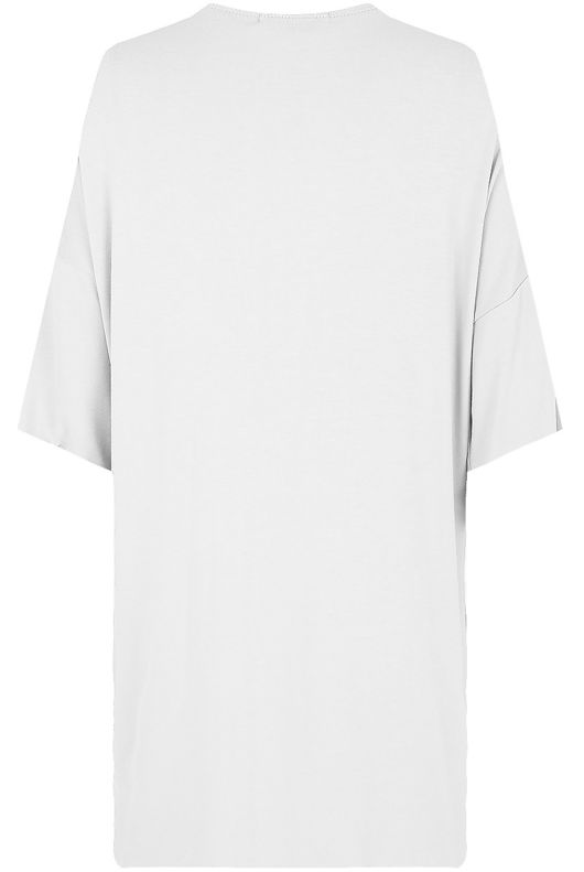White Safety Pin T-Shift Dress