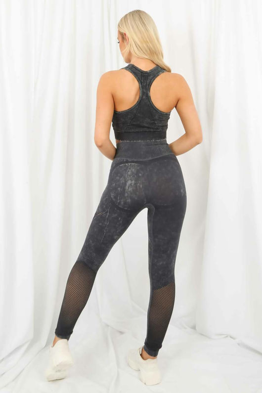Acid Wash Gym Set
