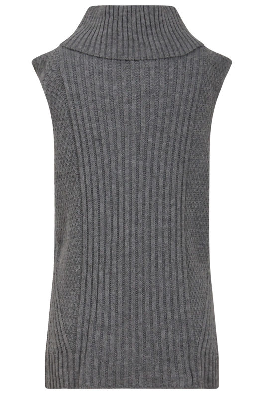 Graphite Cable Knit Tabard