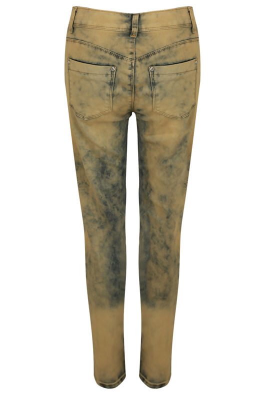 Mud Wash Ripped Jeans