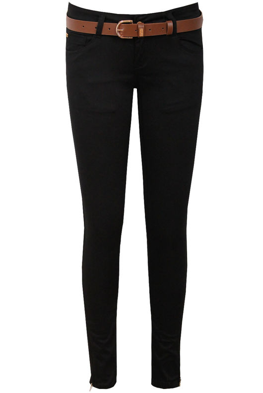 Black Belted Chinos