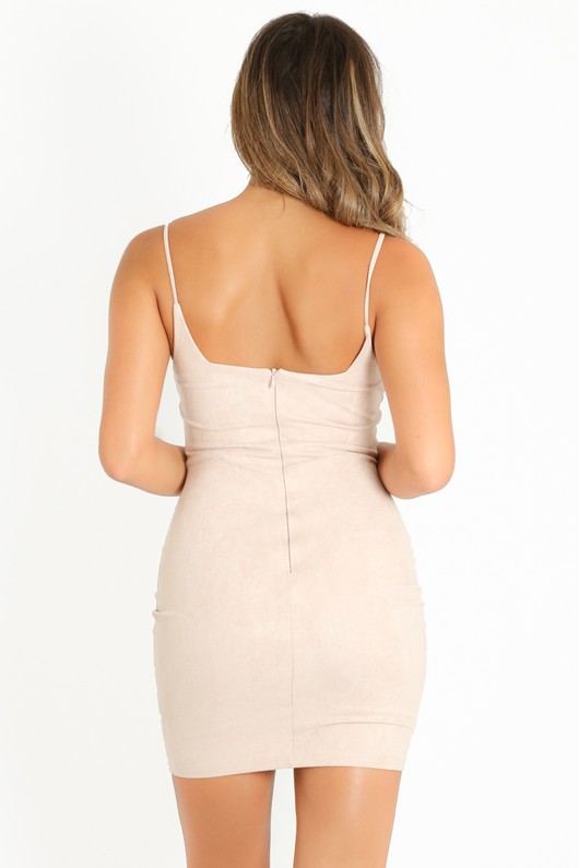 beige bodycon